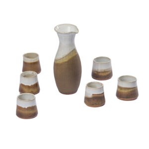jarra sin asa 6 vasos 3 colores tierra (2)