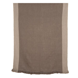 Alfombra telar café y beige XL