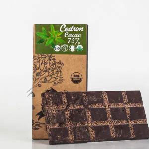 Barra chocolate orgánico cedrón