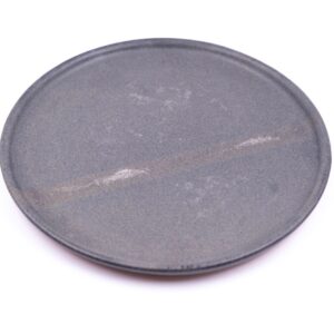 Plato base negro cerámica gres