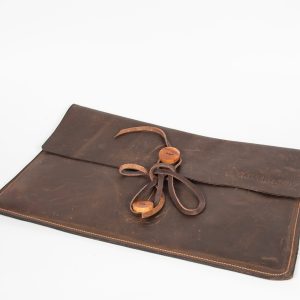 Porta notebook cuero