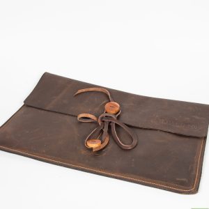 Porta notebook cuero