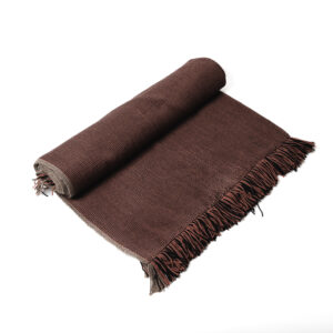 Alfombra telar XL café 300 x 204 cm.