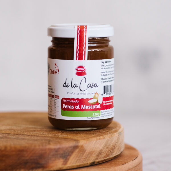 mermelada peras al moscatel