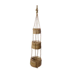 Colgante de planta de pita de tres niveles