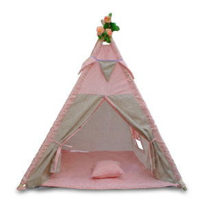 carpa tipi rosada Ludisens