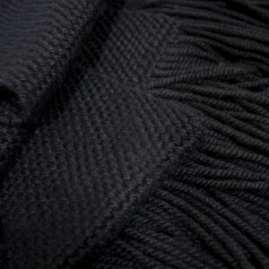 manta negra detalle