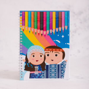 Libro infantil mapudungún para pintar