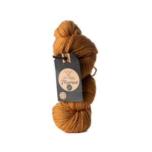 Madeja de lana merino DK café