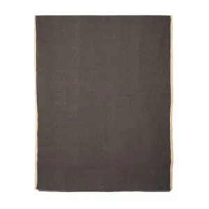 Alfombra telar XL gris blanco 276x194 cm.