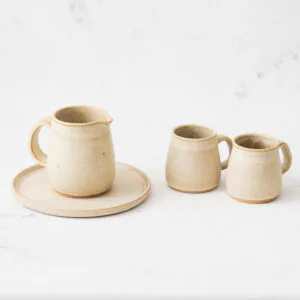 set lechero y tacitas