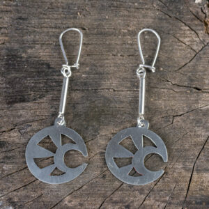 Aros con diseño de toki grande