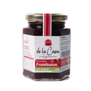 Mermelada de frambuesa sin azúcar