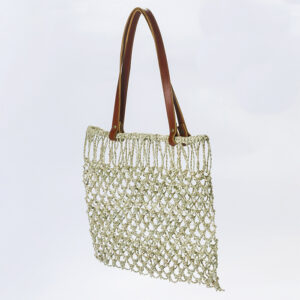 Pilwa corriente con asas de cuero