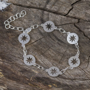 Pulsera de plata modelo gñelfe