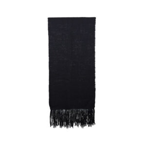 Echarpe telar negro 204 x 52 cm.