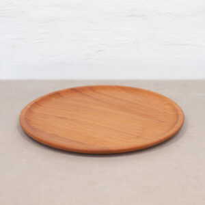 Plato redondo con gubia