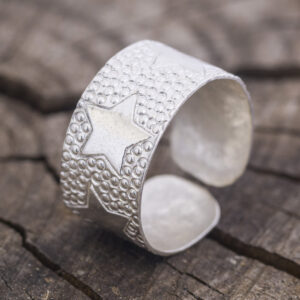 Anillo noche estrellada ajustable