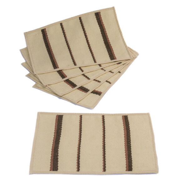 individual de lana natural