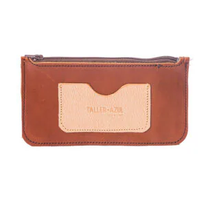 estuche bandolera cafe