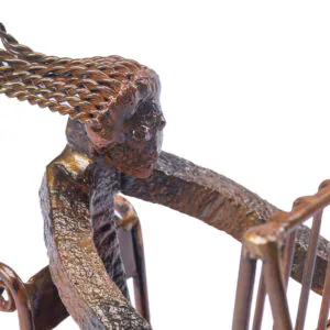 escultura tejedora