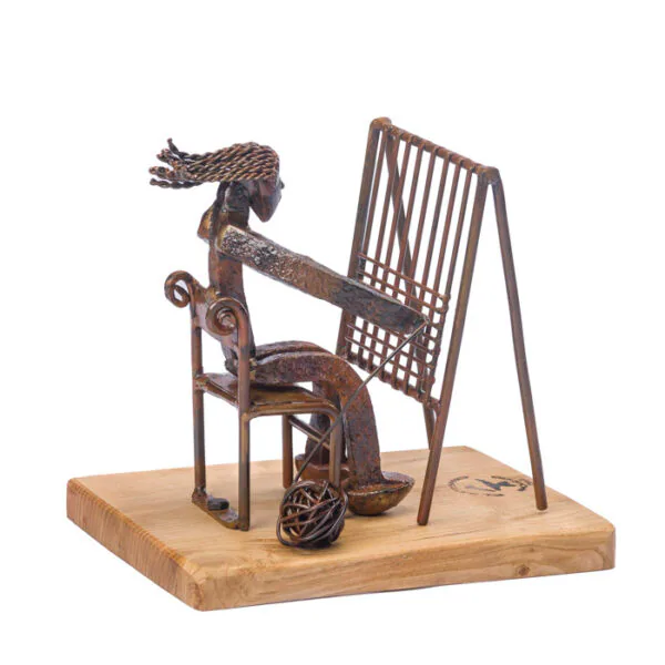escultura hierro