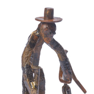 escultura tata y nieto cerca