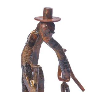 escultura tata y nieto cerca