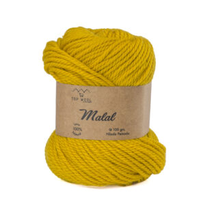 Ovillo lana Malal mostaza