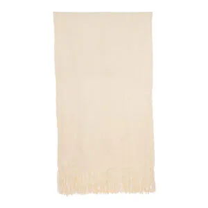 Piecera telar blanco 218x108 cm.