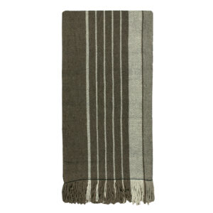 Piecera XL café y gris 231 x 113 cm.