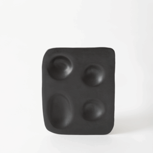 Bandeja Piedra Tacitas S negra