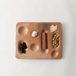 Bandeja Piedra Tacitas L natural