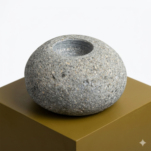 Candelabro de piedra pequeño