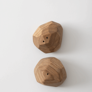 Set salero y pimentero irregular