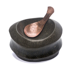 Mortero diseño pulido y lacado