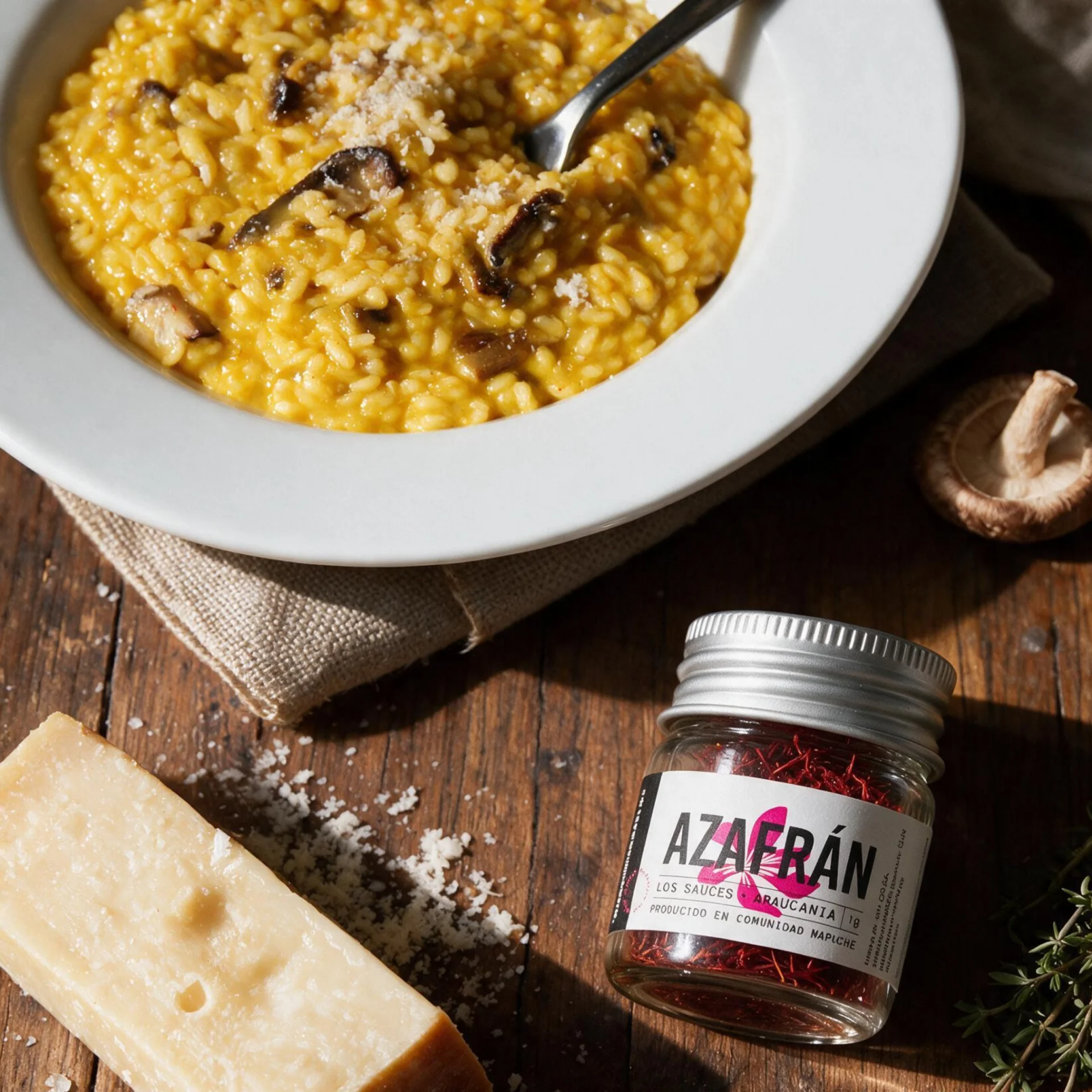 Receta con azafrán