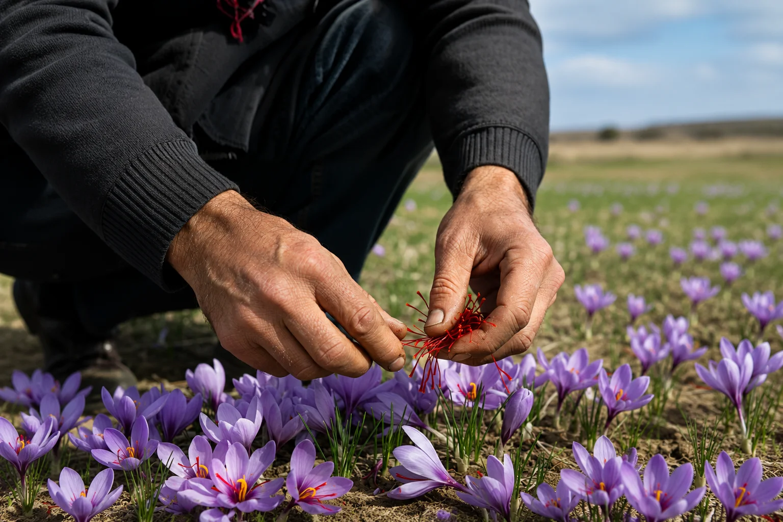 Azafrán de Primeros Pueblos producido por comunidades mapuche de La Araucanía