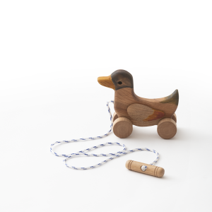 Juguete arrastre pato