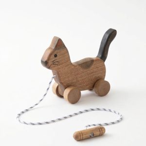 Juguete de arrastre Gato